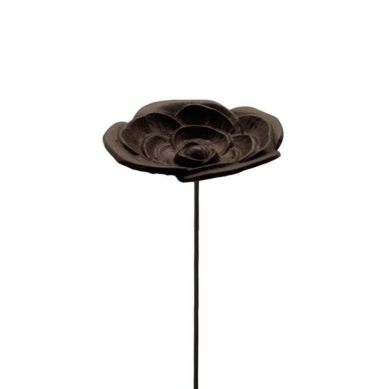 Heritage Rose Birdfeeder Garden Stake