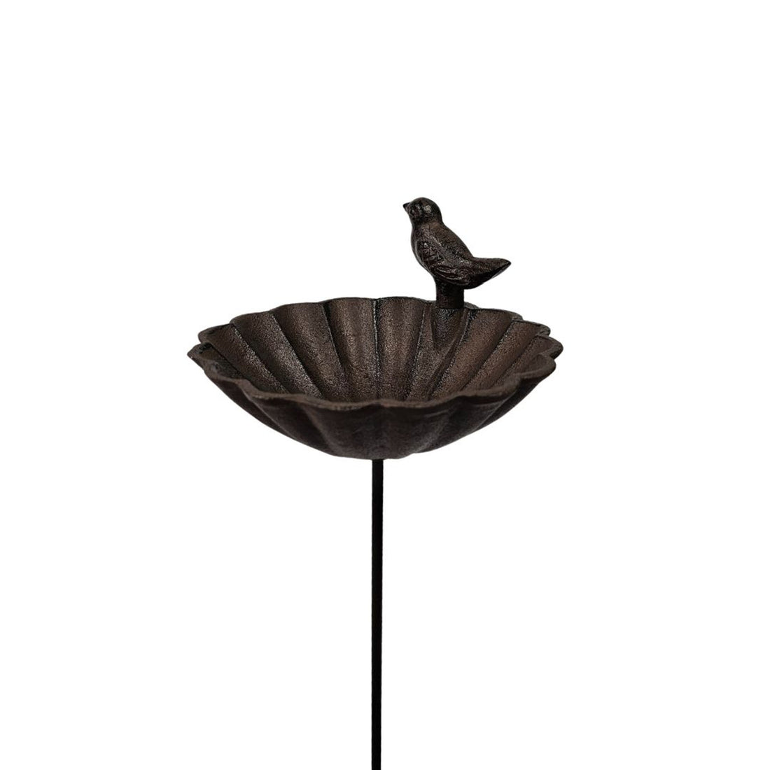 Cast iron flower birdfeeder