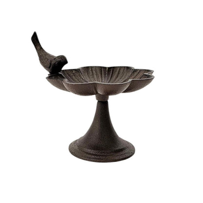 Flower Cast Iron Bird Feeder