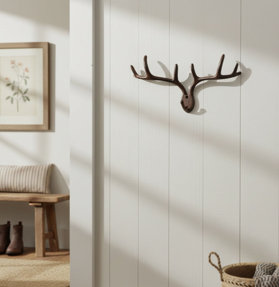 Cast Iron Antler Wall Hook