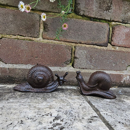 Cast Iron Garden Snail