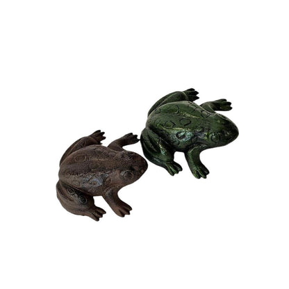 Cast Iron Frog - Brown