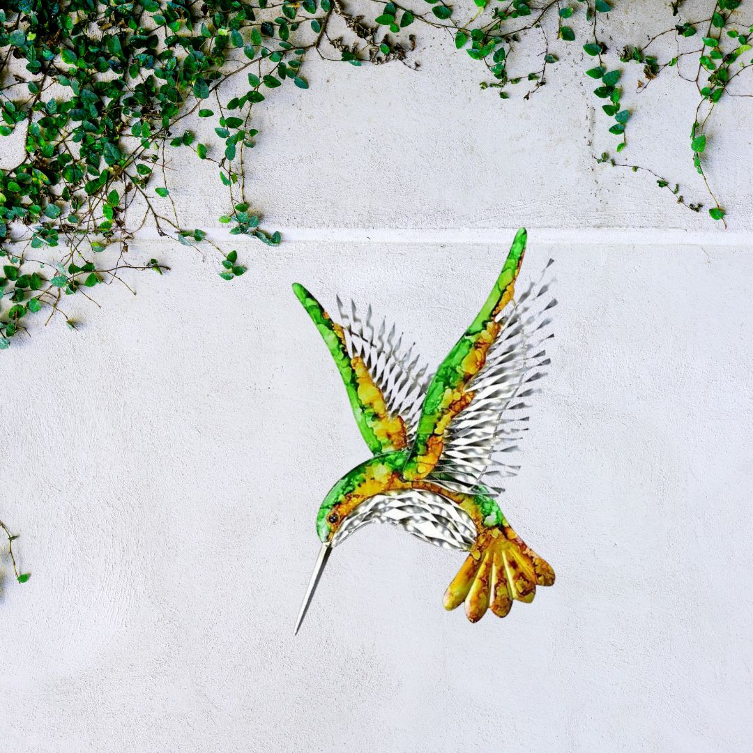 Colourful Hummingbird Wall Art