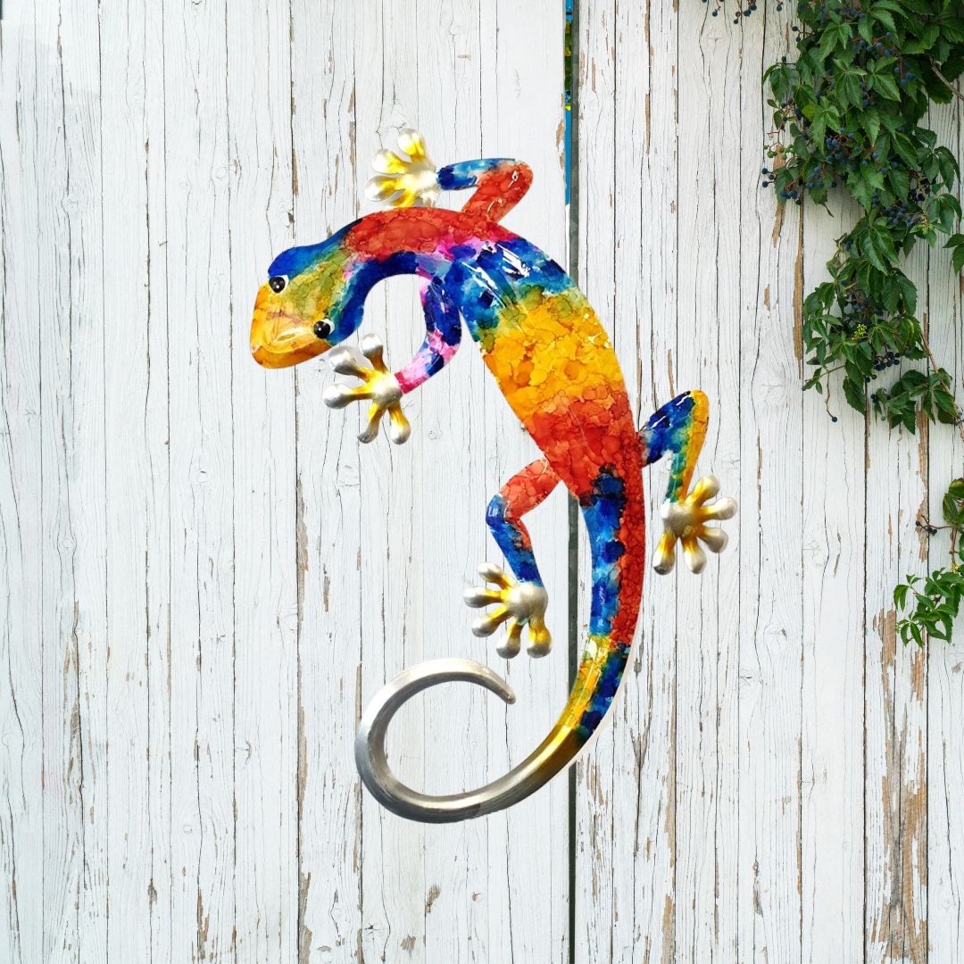 Gecko Rainbow Wall Art