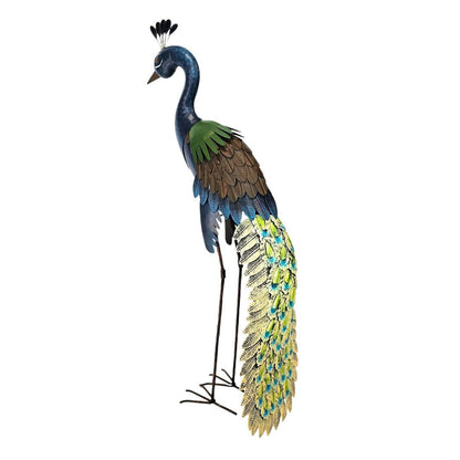 Handcrafted Metal Peacock