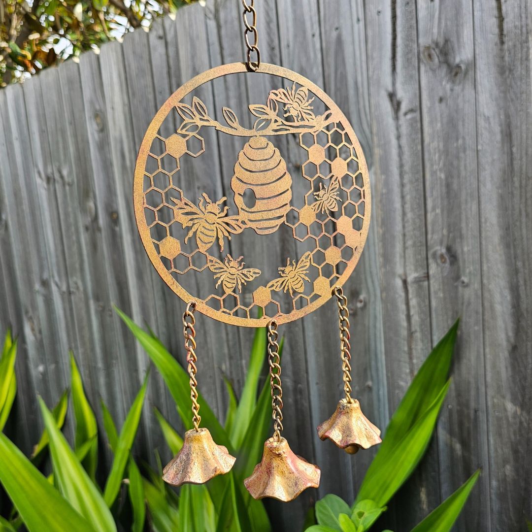 Bee Hive Bell Decor