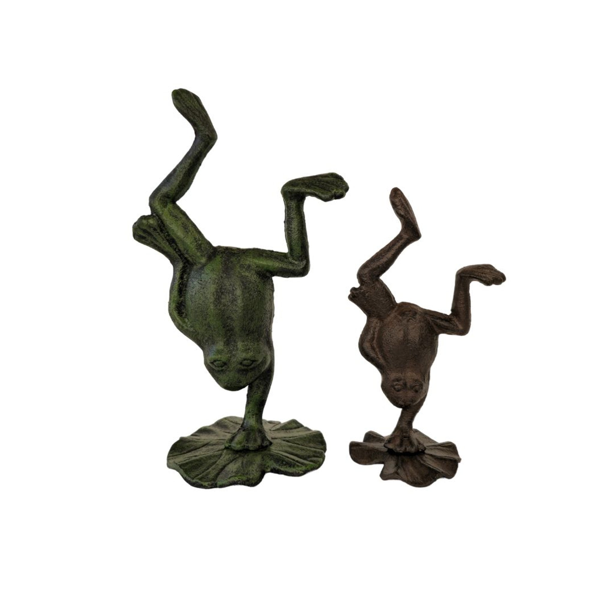 Cast iron handstand frog