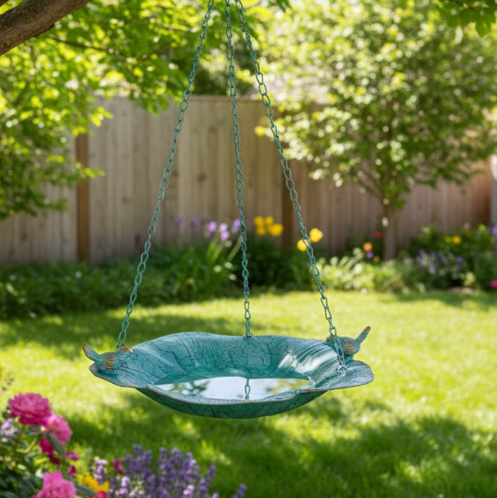 Hanging Flower Bird Feeder
