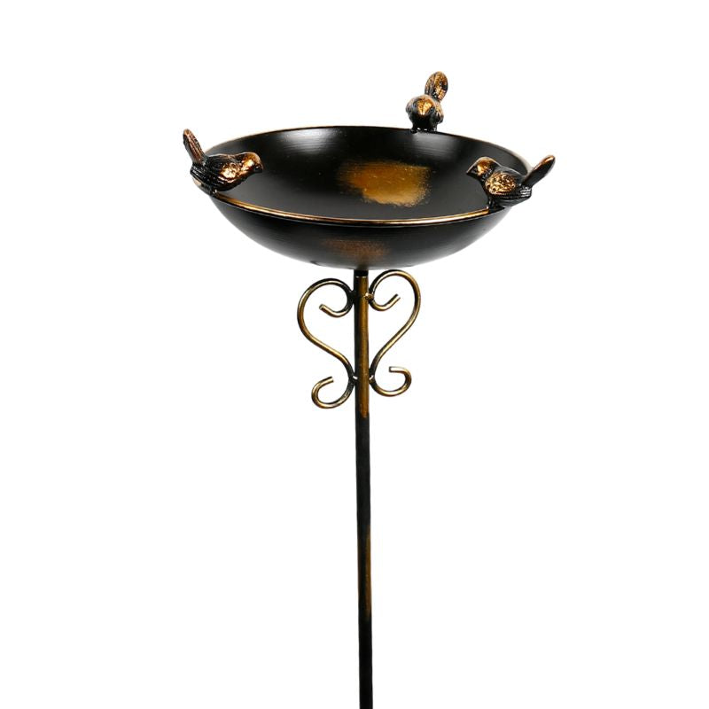 Bird Feeder Bowl on Garden Stake