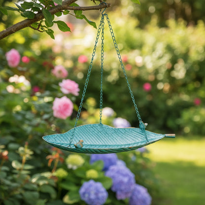 Hanging Leaf Bird Feeder