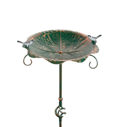 Flower Bird Feeder on Garden Stake