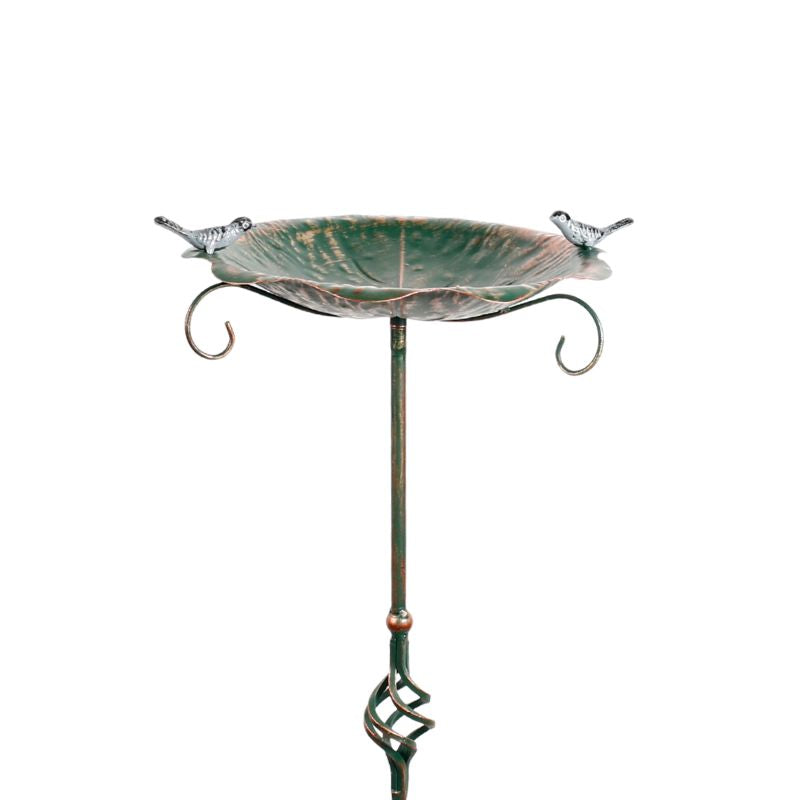 Flower Bird Feeder on Garden Stake