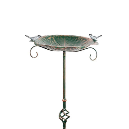 Flower Bird Feeder on Garden Stake