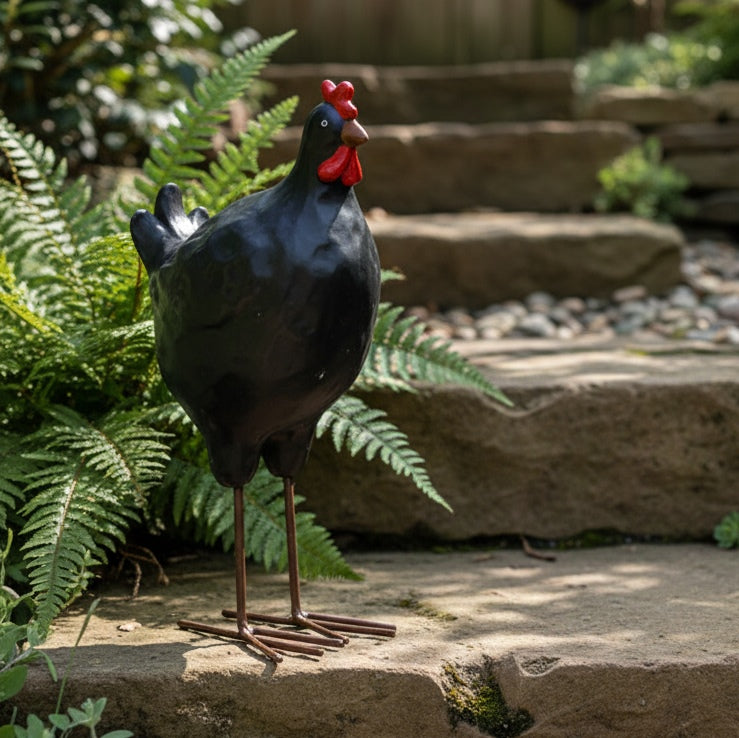 Hetty Hen Metal Garden Ornament