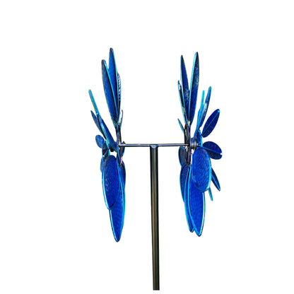 Sapphire Sunburst Garden Windspinner