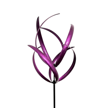 Violet Whirl Garden Windspinner