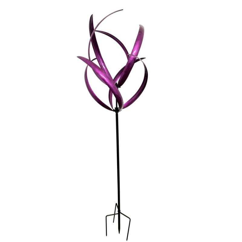 Violet Whirl Garden Windspinner
