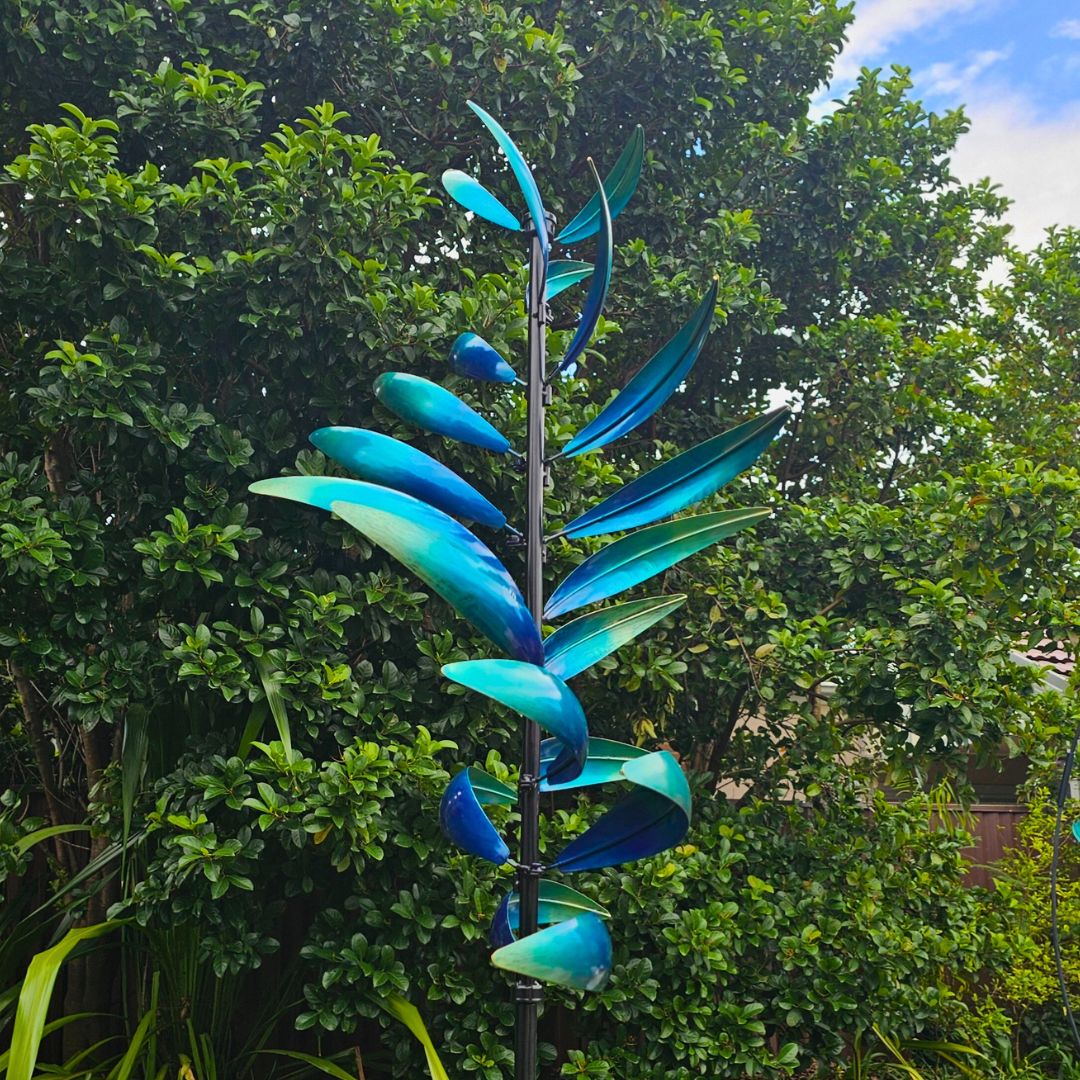 Blue Feather Windspinner