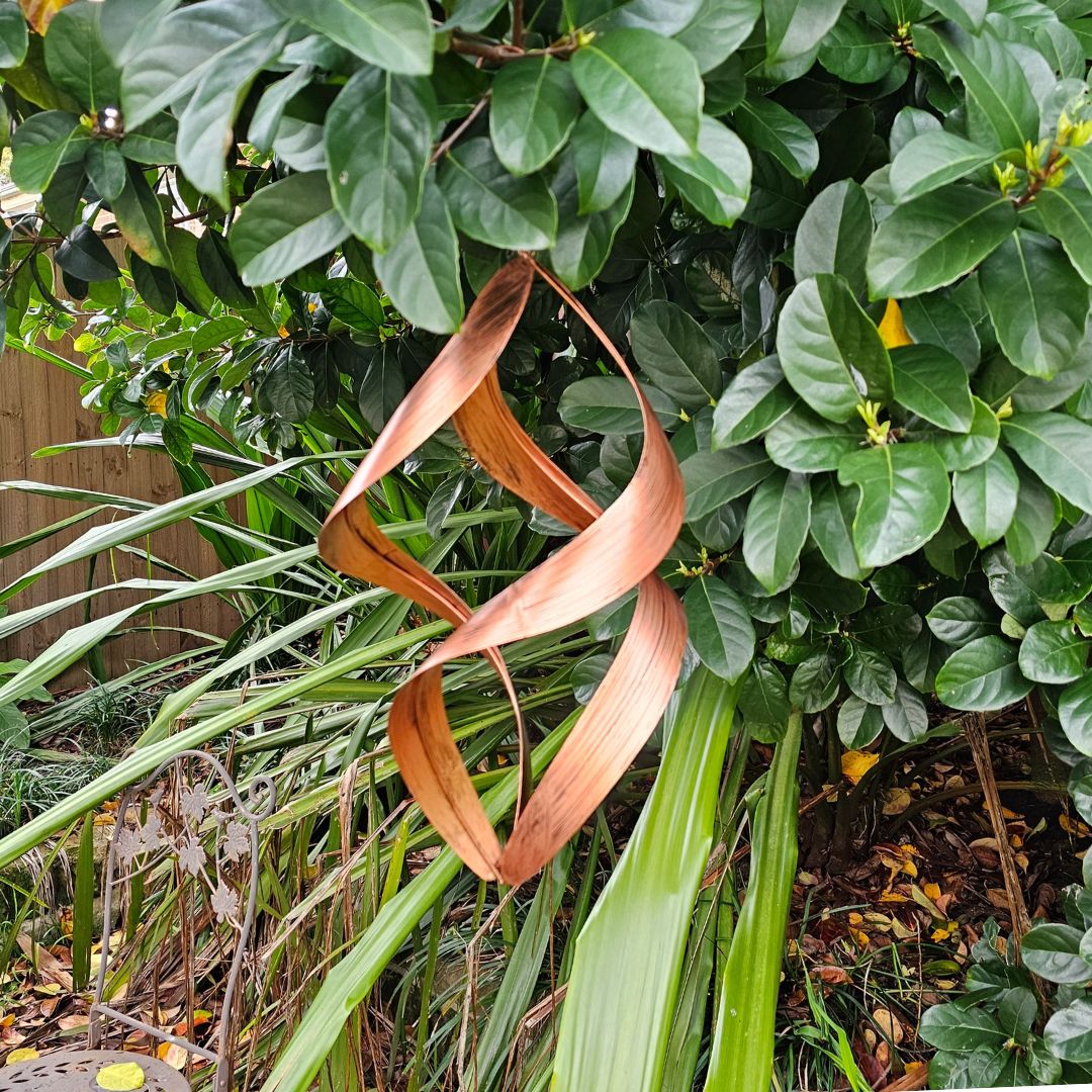 Bronze Spiral Hanging Spinner