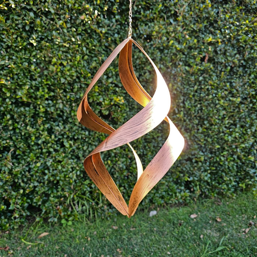 Bronze Spiral Hanging Spinner