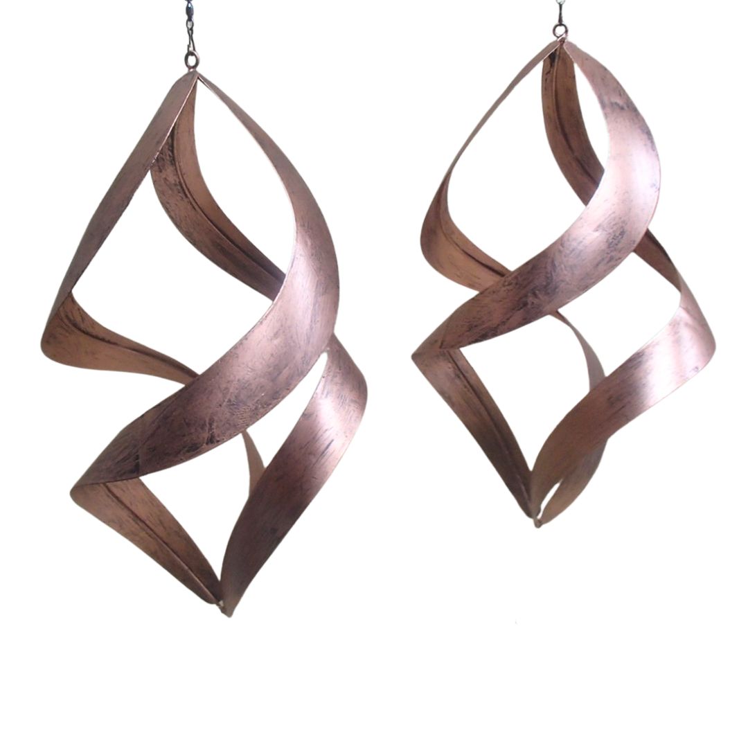 Bronze Spiral Hanging Spinner