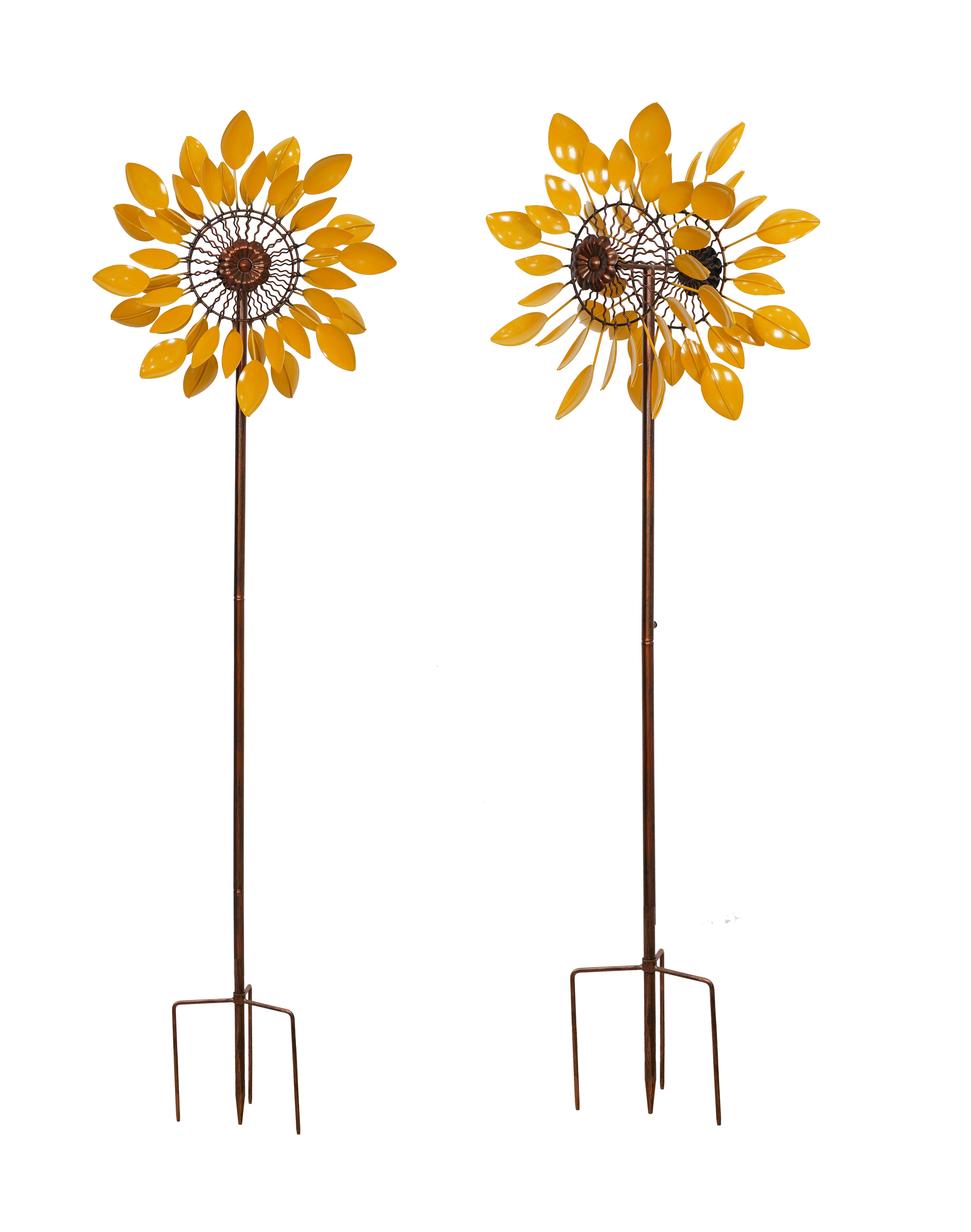 GOLDEN SUNSHINE SUNFLOWER WINDSPINNER