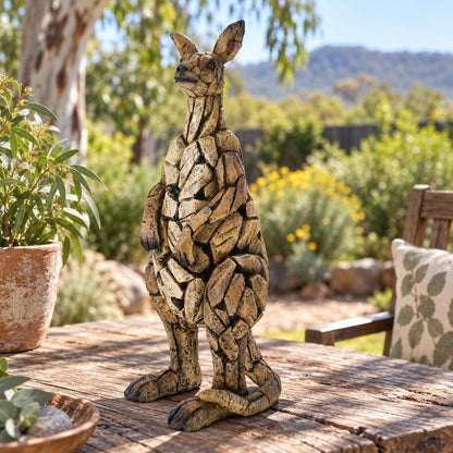 Kangaroo Resin Garden Figurine