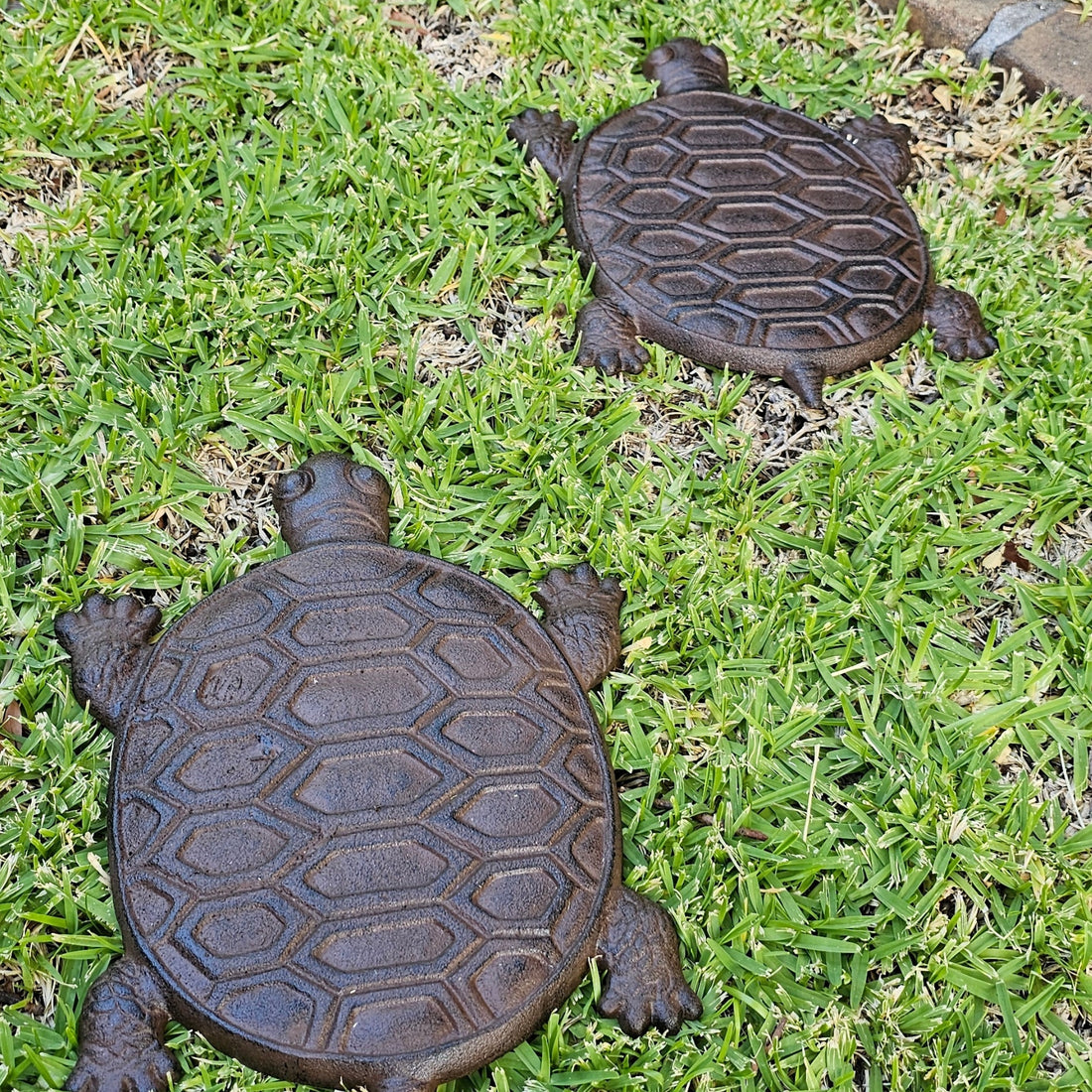 Cast Iron Turtle Garden Stepping Stone