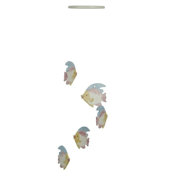 Handcrafted Ceramic Pastel Fish Hanging Decoration