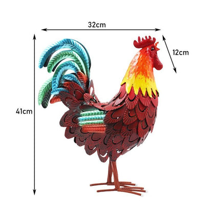 Farmyard Rooster Garden Ornament