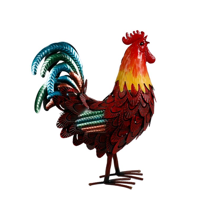 Farmyard Rooster Garden Ornament