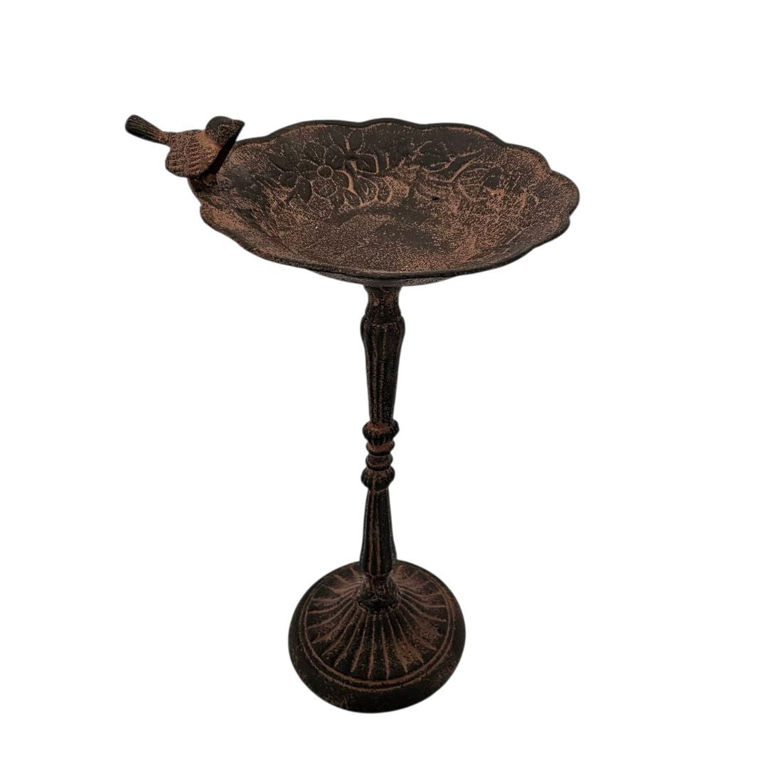Vintage Metal Bird Bath