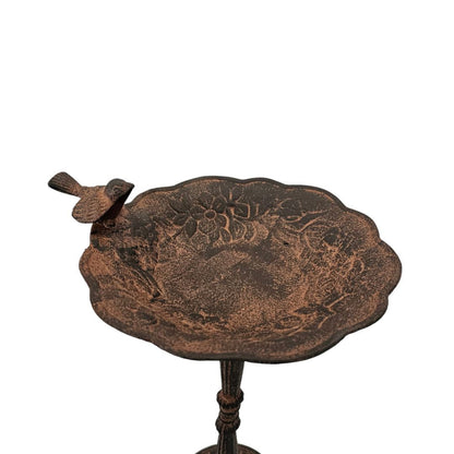 Vintage Metal Bird Bath