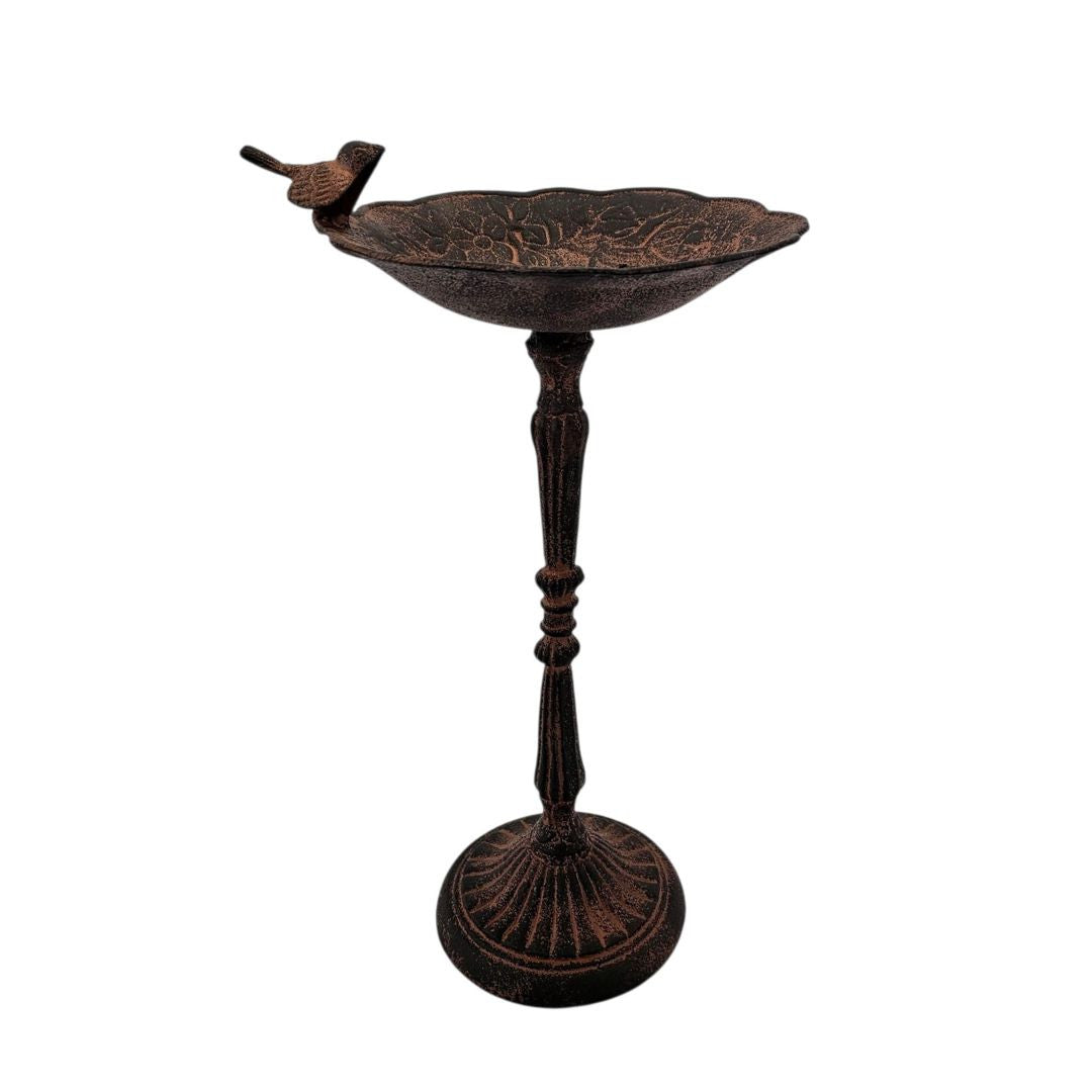 Vintage Metal Bird Bath