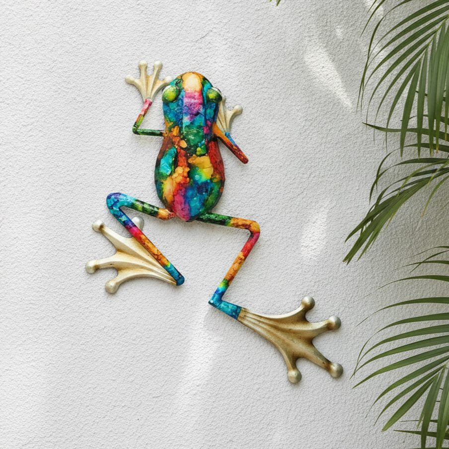 Rainbow Tree Frog Wall Art