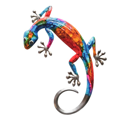 Rainbow Trails Gecko Wall Art