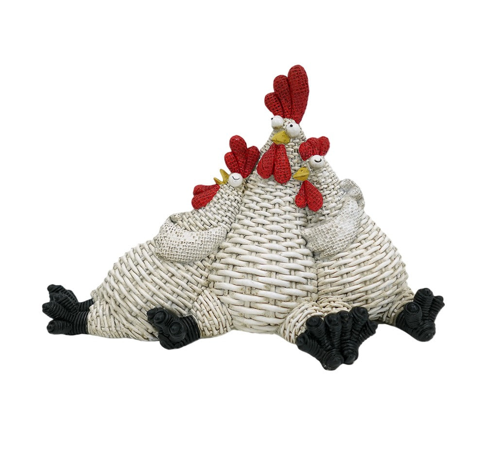 Chook Party Pals Garden Ornament