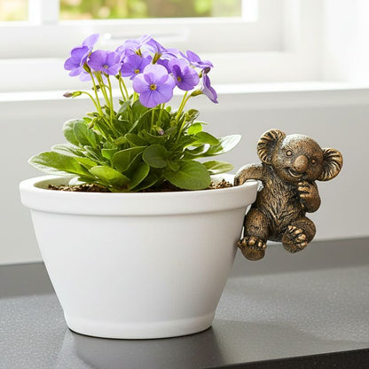 Curious Koala Peekaboo Pot Hanger Pair