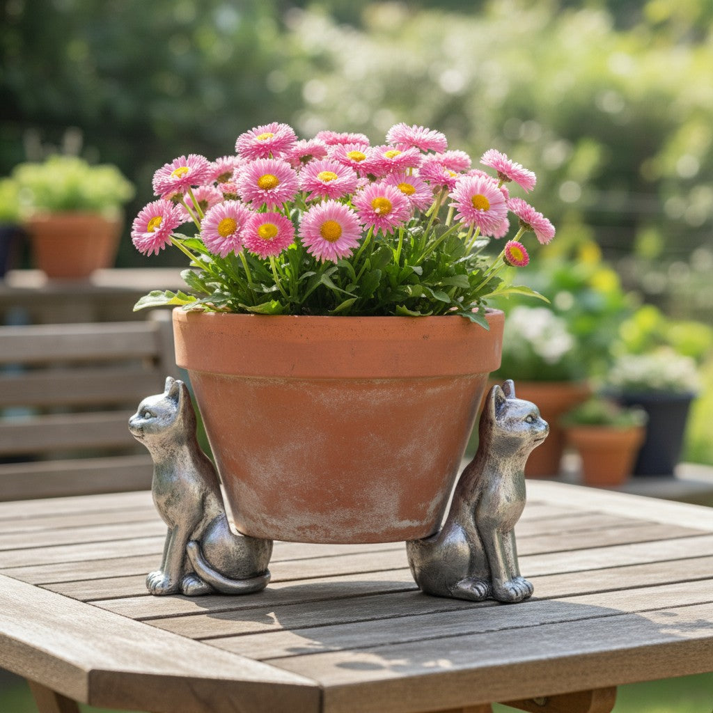 Purrfect Garden Mates Cat Pot Feet