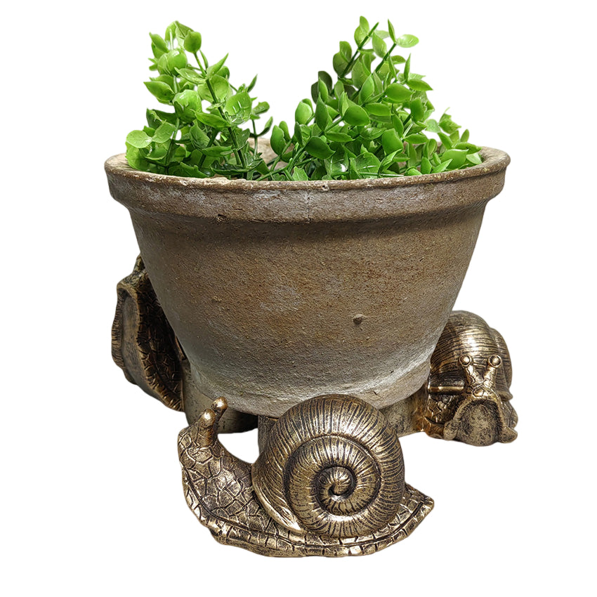 Slow &amp; Steady Snail Pot Feet Set