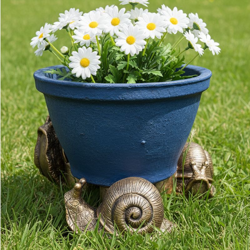 Slow &amp; Steady Snail Pot Feet Planter Risers