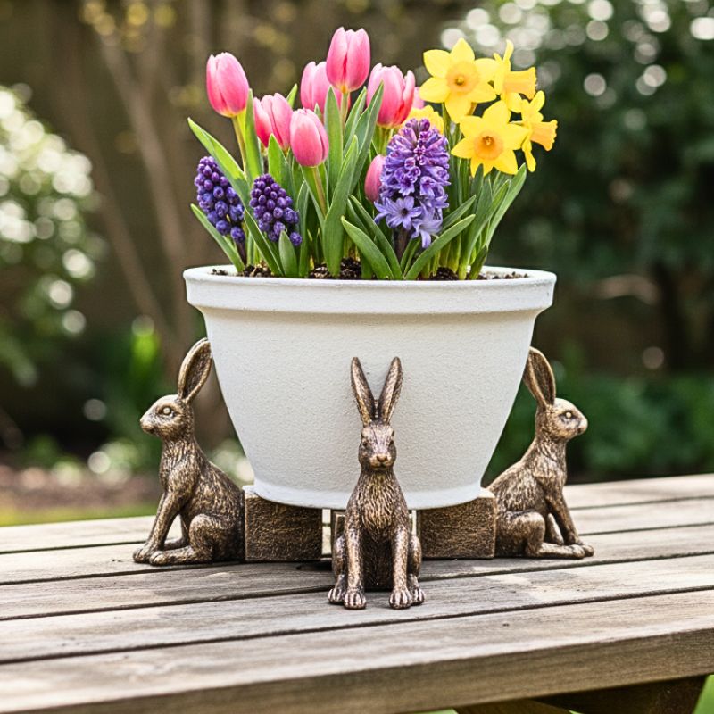 Meadow Bunny Pot Feet Set