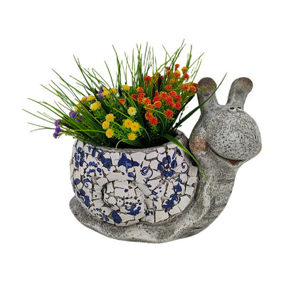 Bluebell Snail Garden Planter
