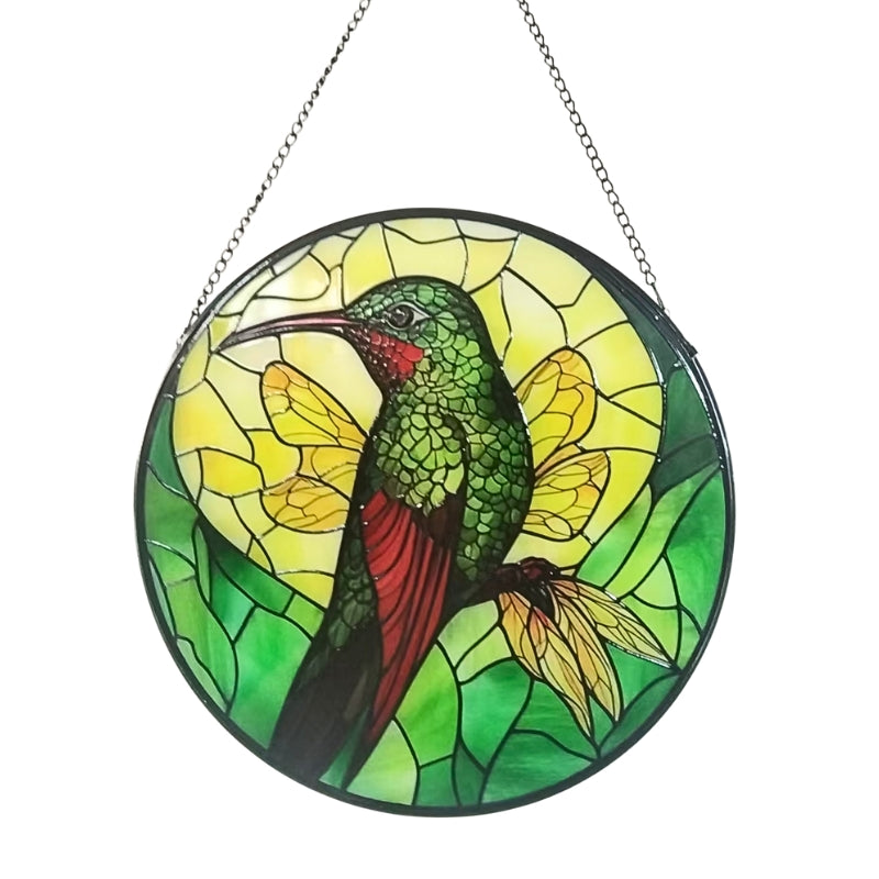 Stained Glass Honey Eater Suncatcher