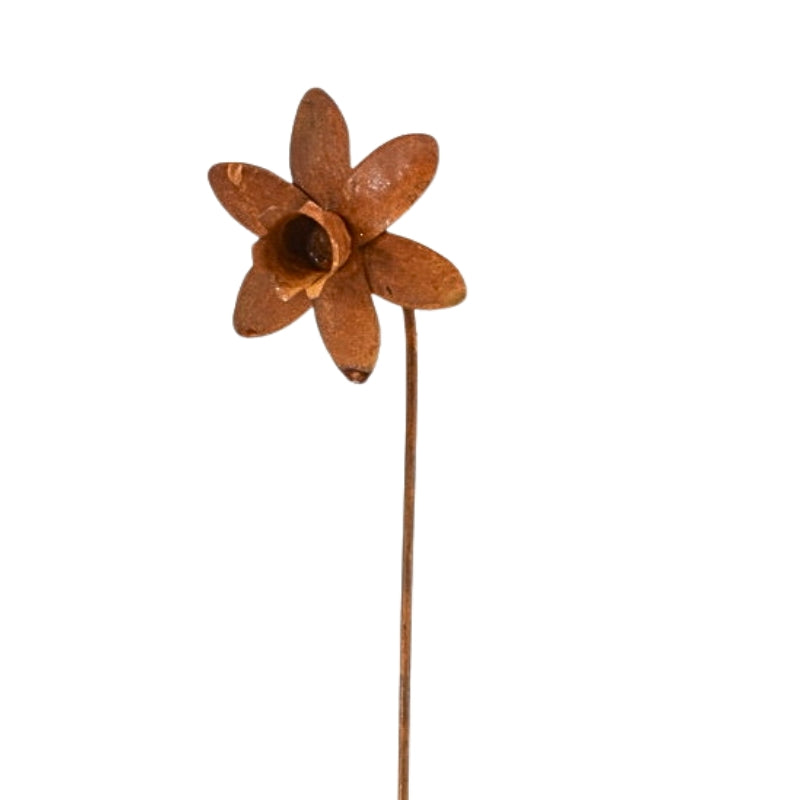 Rustic Daffodil Garden Stake Small
