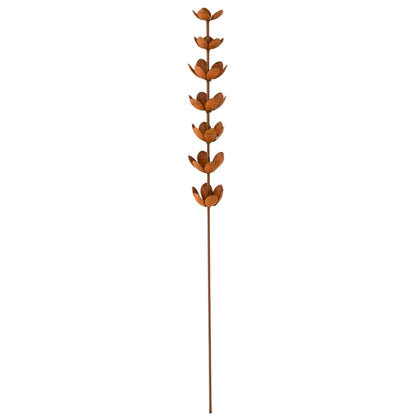 Rustic Lotus Stem Garden Stake