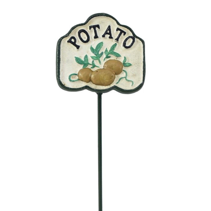 Hand-Painted Potato Garden Stake