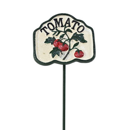 Hand-Painted Tomato Garden Stake
