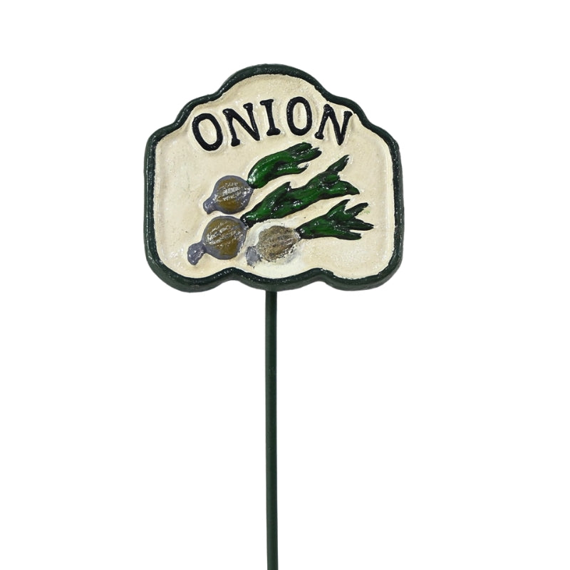 Hand-Painted Onion Garden Stake