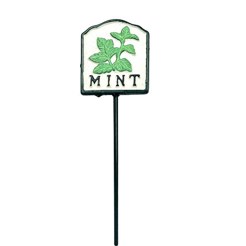 Colourful Mint Herb Garden Stake